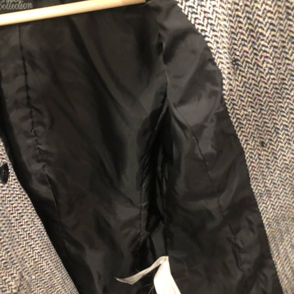 🌦️Pea coat w/ multi coloured threads - Picture 8 of 10